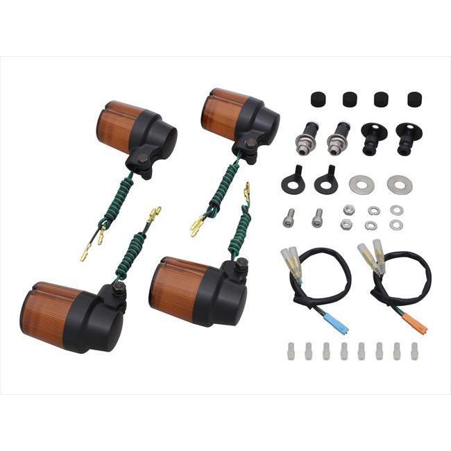 4945716140625 SBウインカー一揃いの道具 黒いこと／オレンジ色 CB1100／EX 14-15 051593-26 POSH FAITH ポッシュ 車、バイク、自転車-バイク-ライト、レンズ