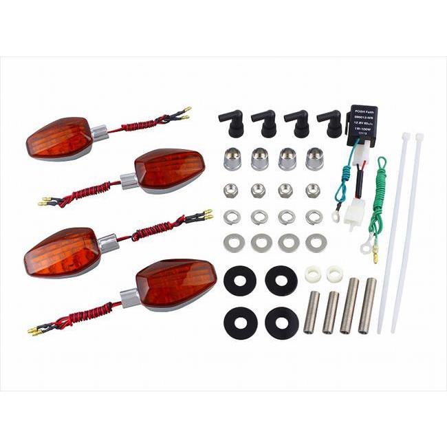 燕來　32点セット POSH（ポッシュ） 4945716580513 LWLEDウインカーキット メッキ