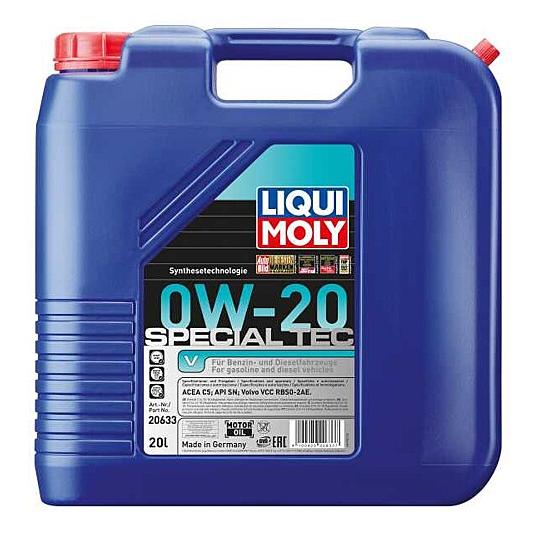 LIQUI MOLY リキモリ 4100420206337 20633 スペシャルテックV 0W20 20L