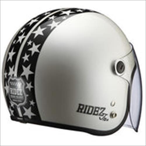 RIDEZ　ライズ  4527625093164  RIDEZ Jr STAR PEARL WHITE  53-54cm 　子ども用バイクヘルメット　｜teito-shopping｜02