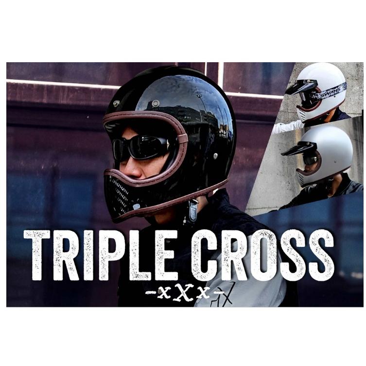 RIDEZ ライズ 4527625124899 TRIPLE CROSS WHITE Mサイズ 57 RIDEZ ライズ 4527625124899 TRIPLE CROSS WHITE Mサイズ 57