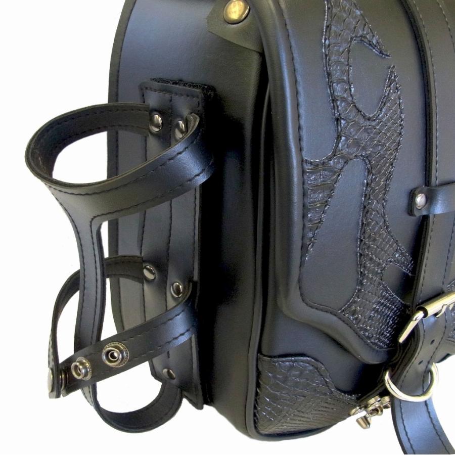 4580434022008 YF-401C Xross クロス SADDLE SINGLE パイソン BK 