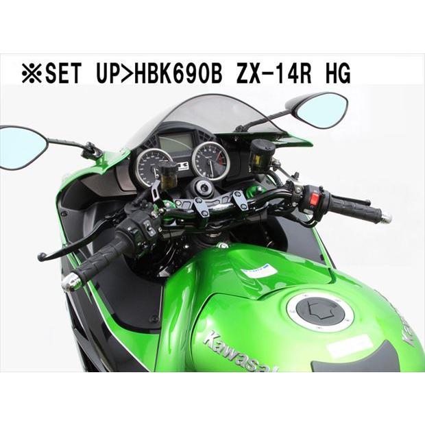 4936887543339 バーハンドルkit ブラケット式 【HURRICANE(ハリケーン