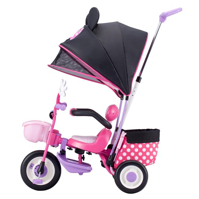 札幌 ミニーマウス 三輪車 サンシェード付き アイデス ディズニー ミッキーマウス ピンク 自転車 キッズ 子供用品 ベビー ides（アイデス） 三輪車 ミッキーマウス ミニーマウス ディズニー