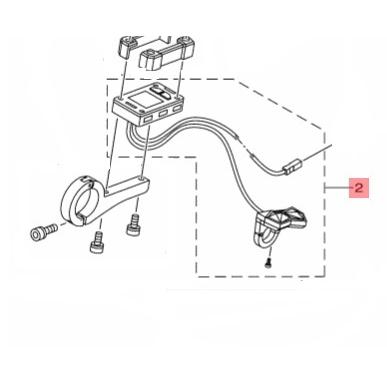 ワイズギア ヤマハ YAMAHA X1M-83500-10 メータアセンブリ 電動自転車