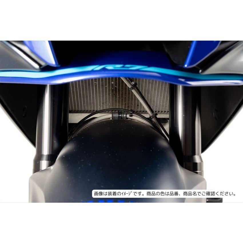 4550255957292 Swage-PRO Fホースキット バイピース ステン／クリア YZF-R7 22-23 スウェッジラインプロ_2
