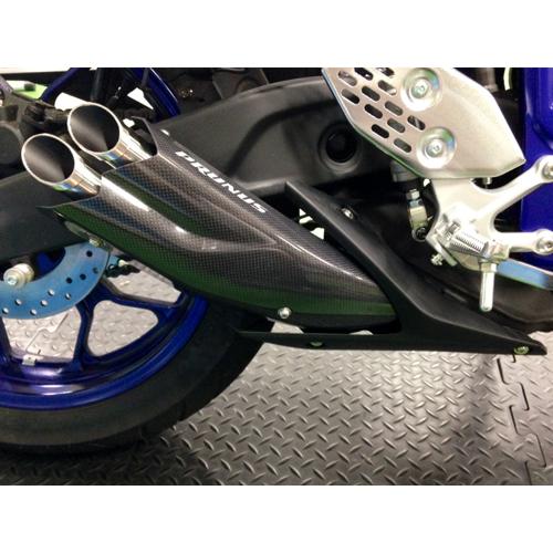 ※アブ　GPタイプ MT-25 03 YZF-R25 R3 マフラー 納期ご注文後3か月】スリップオンマフラー YZF-R25/R3 MT-25/03用 : 八