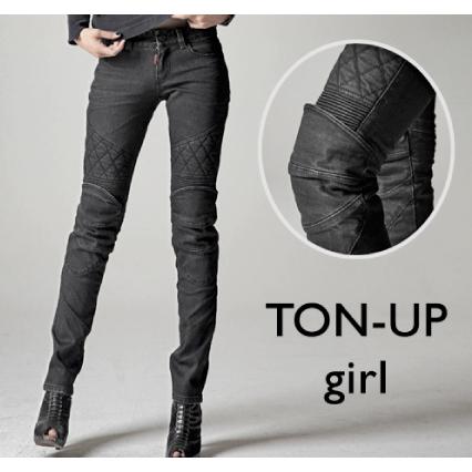 送料無料 ラフ＆ロード uglyBROS MOTOPANTS TON-UP girl Women