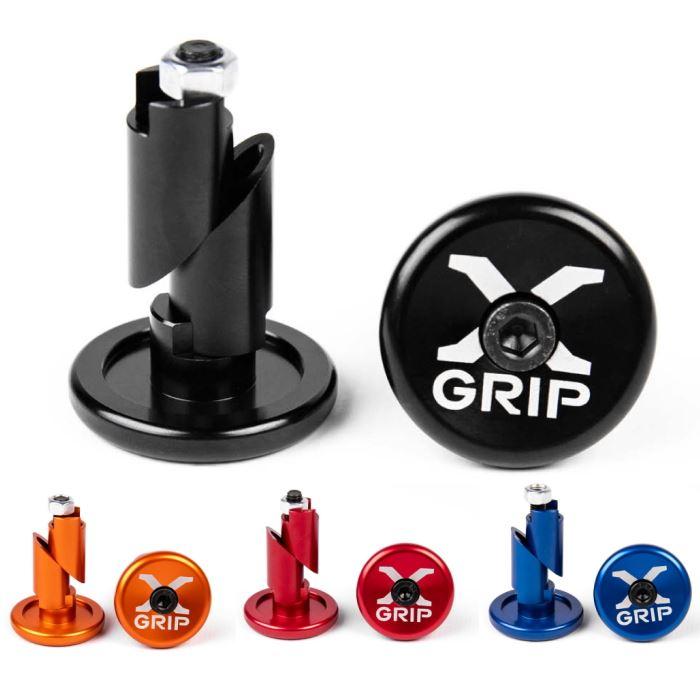 しん X-GRIP XG-2692 アルミバーエンドキャップセット 12.0-16.2mm 左右