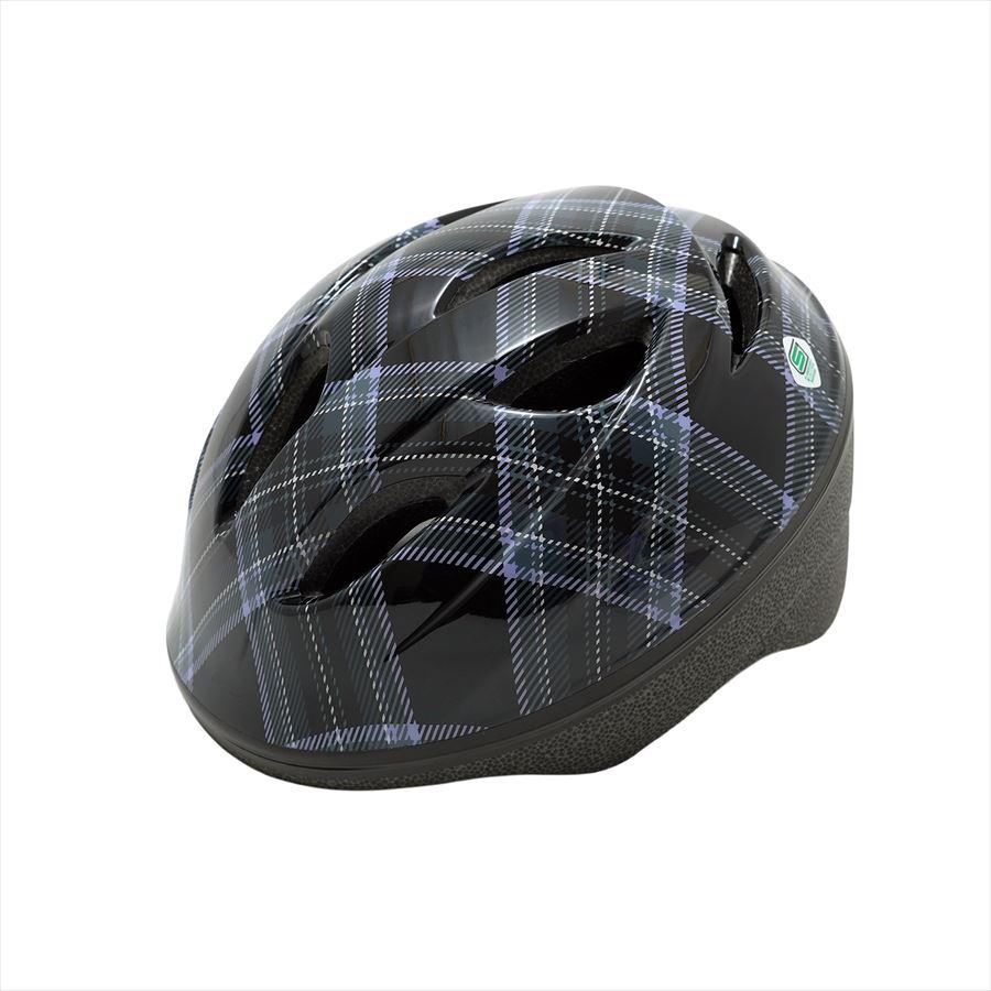 サギサカ 4973291468414 46841 SGオリジナルヘルメット Jr チェック BK