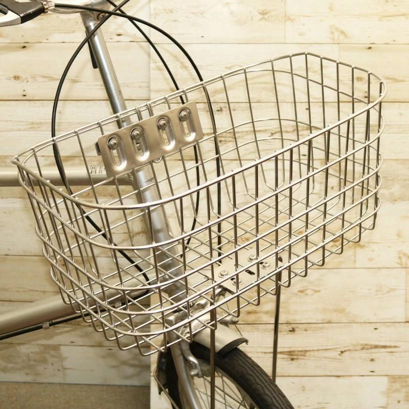 かこ! サギサカ センタン 4973291484209 前カゴ ワイヤー底デカーゴ