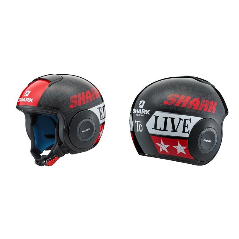 ヤマハ Shark ヘルメット Drak Tribute ダラク トリビュート 全2色 日本初上陸shark ヘルメット Shark Dt Co Si 八百万堂 通販 Yahoo ショッピング