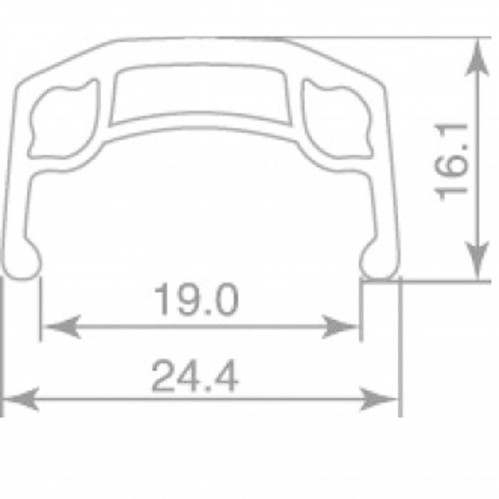 TURBO ターボ   4582189760600 台湾製 リム 700C 32H FV ブラック｜teito-shopping｜02