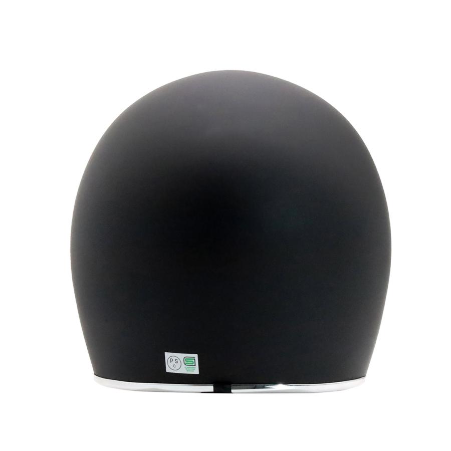 THH TT-03 マットブラック レトロ フルフェイス ヘルメット