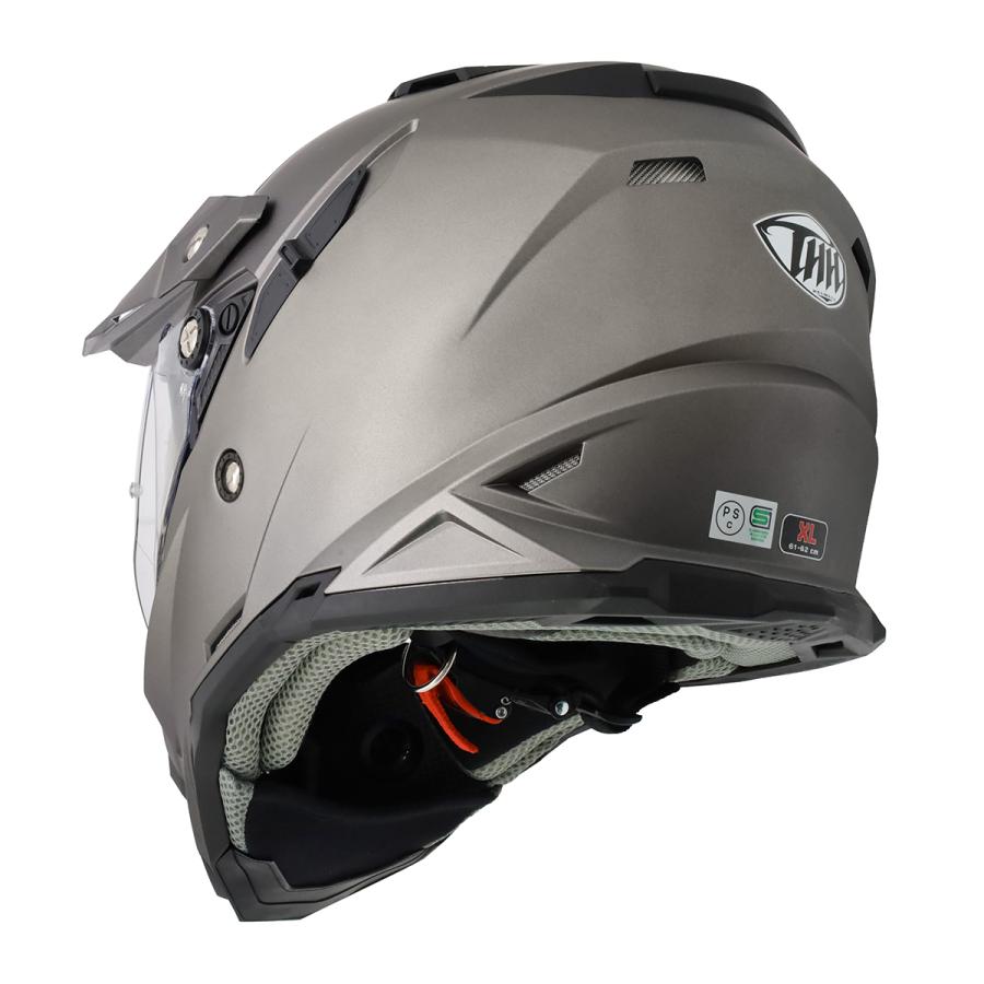 THH フルフェイスヘルメット TX-28 マットフロストグレー THH フルフェイスヘルメット TX-28 マットフロストグレー