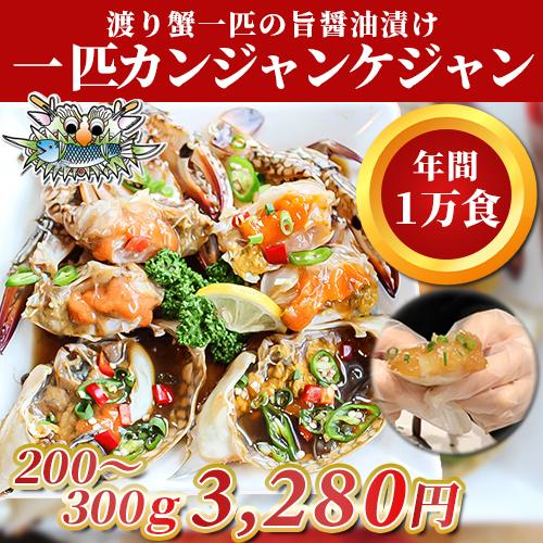 一匹カンジャンケジャン Tejonde02 テジョンデ韓国海鮮専門店 通販 Yahoo ショッピング