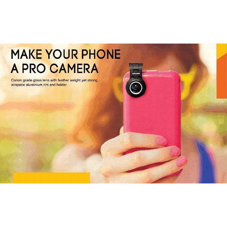 クリップオン スマホカメラレンズ 広角/マクロレンズキット　2 in 1 | 