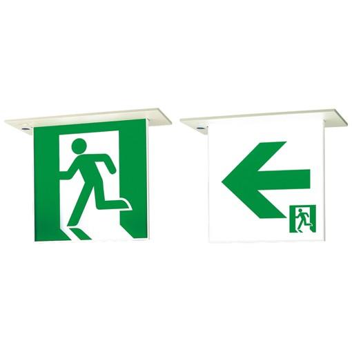 （送料無料） 岩崎電気 EMSPJ200BL LED誘導灯 一般形 天井埋込形 B級BL形 100×258(表示板別売)