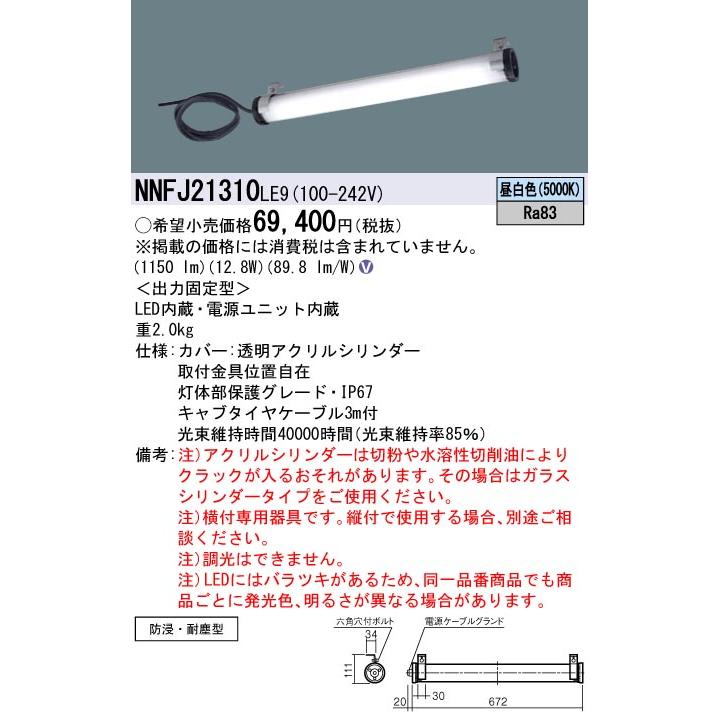Panasonic パナソニック NNFJ21310 LE9 (NNFJ21310LE9) タスク Panasonic パナソニック NNFJ21310 LE9 (NNFJ21310LE9) タスク