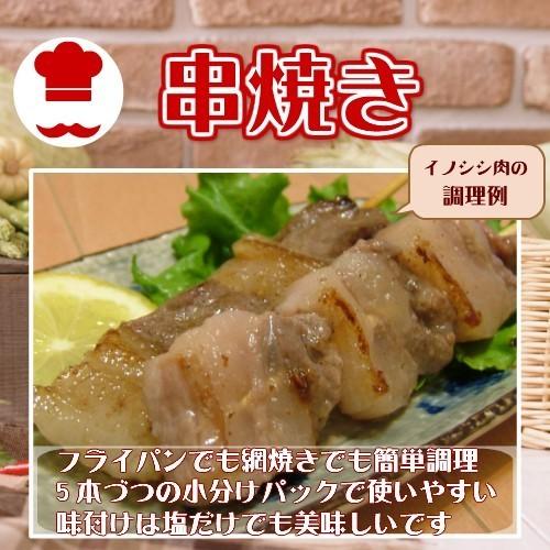 赤身串 天然ジビエ イノシシ肉 猪肉 国産 島根 本 約700ｇ 赤身串 03 000 Qn1 タケダ猪精肉店 通販 Yahoo ショッピング