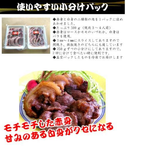 焼肉用 天然ジビエ イノシシ肉 猪肉 国産 島根 500g 250 2パック 厚切りスライス 焼肉用 03 500 An1 タケダ猪精肉店 通販 Yahoo ショッピング