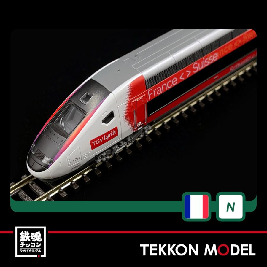 カトー（KATO） Nゲージ KATO 10-1762 TGV Lyria Euroduplex (リリア