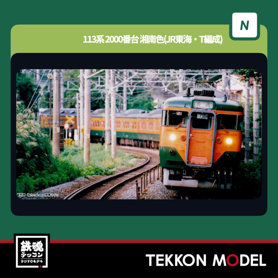 KATO 10-1956 113系2000番台(JR東海T編成) KATO 10-1956 113系 2000番台 湘南色(JR東海・T編成) 4両セット