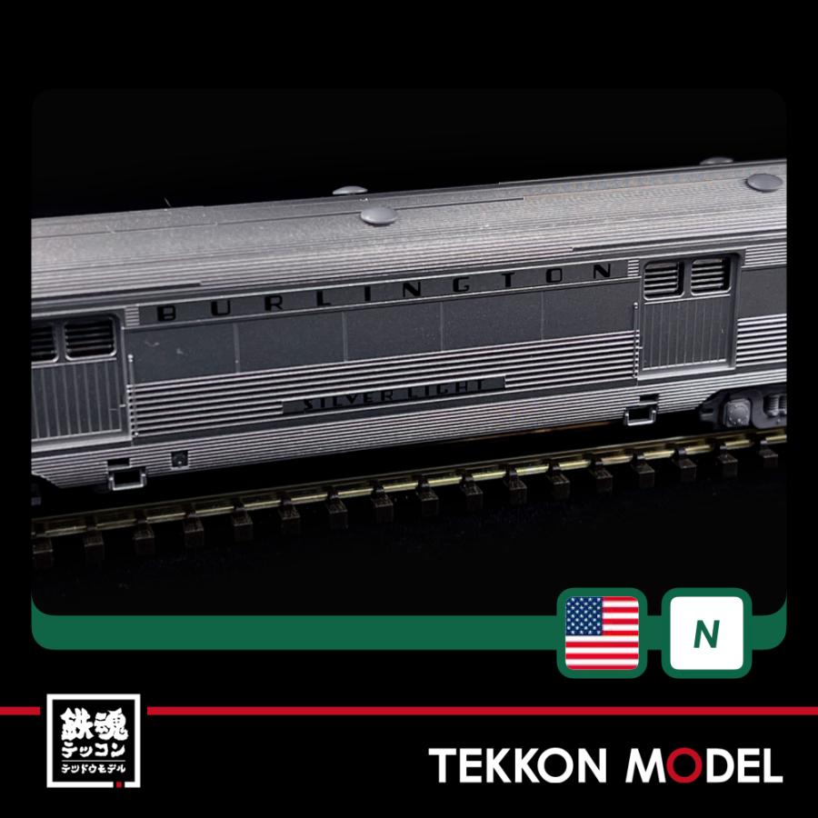 カトー（KATO） Nゲージ KATO USA 106-090 (N) CB&Q E5A&Silver Streak