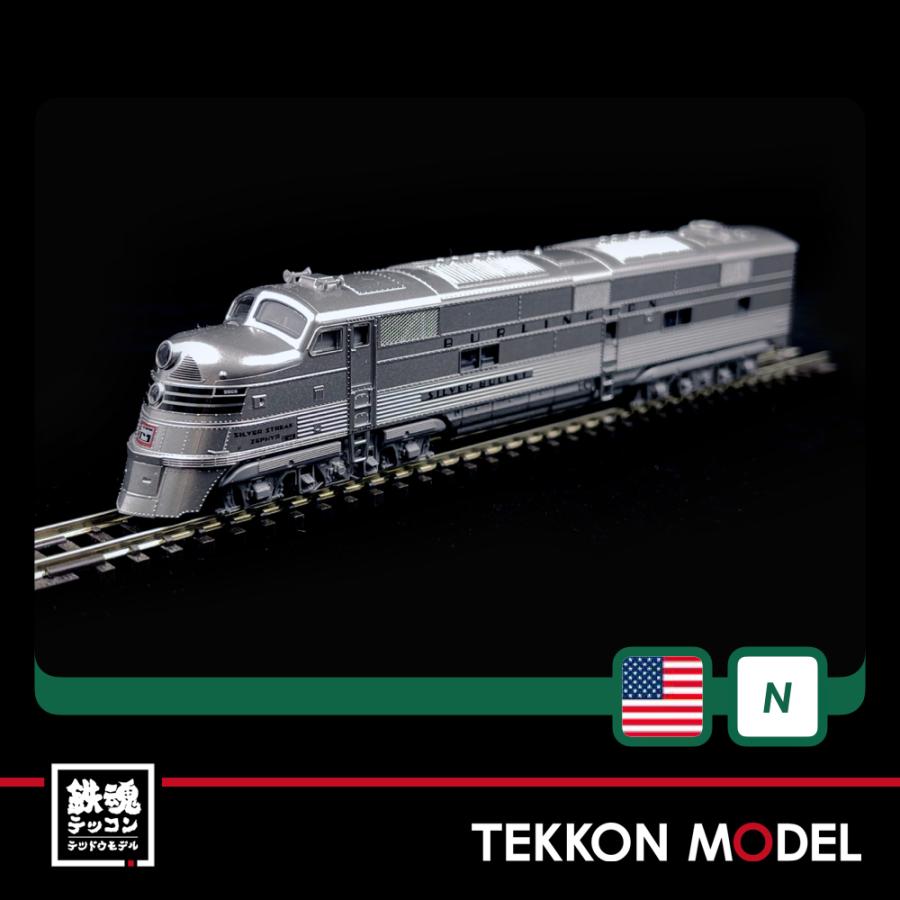 カトー（KATO） Nゲージ KATO USA 106-090 (N) CB&Q E5A&Silver Streak