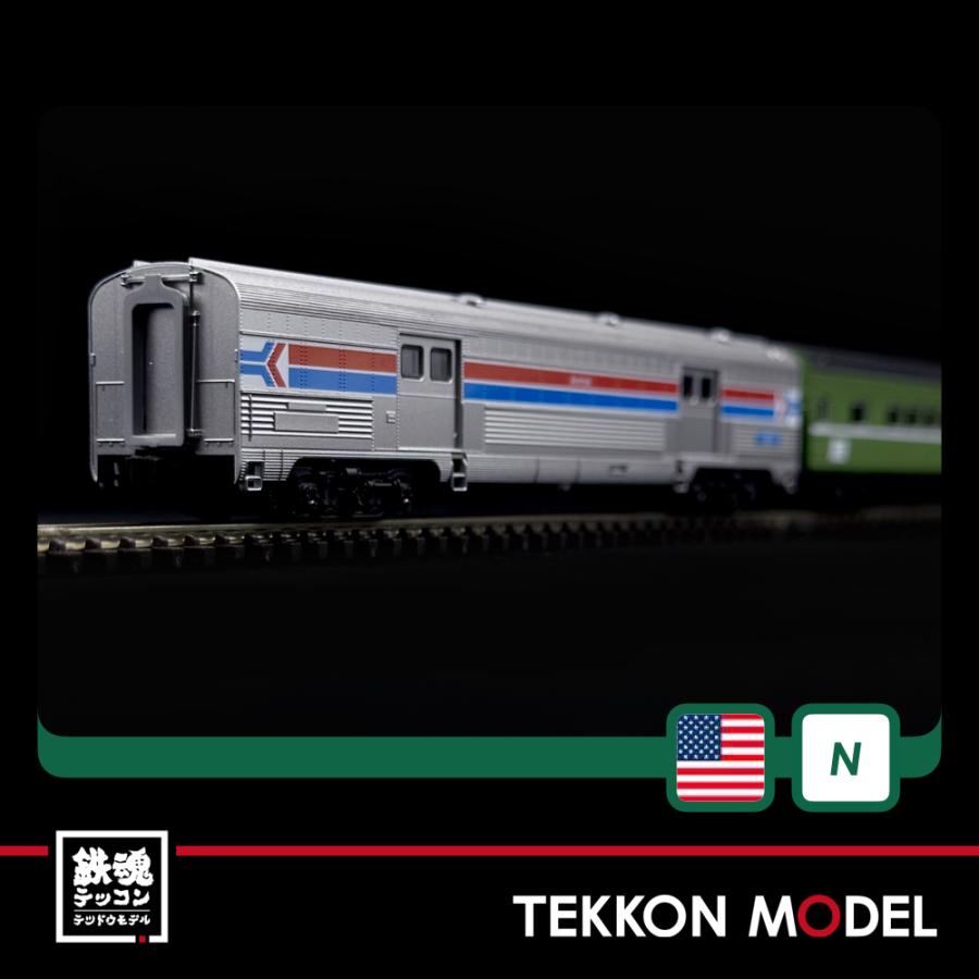 カトー（KATO） Nゲージ KATO USA 106-1971 アムトラック “Rainbow Era