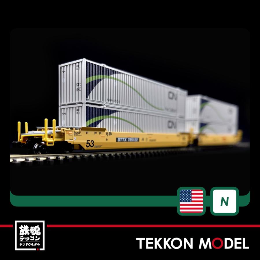 カトー（KATO） Nゲージ KATO USA 106-6183 MAXI-IV TTX 新ロゴ 3両