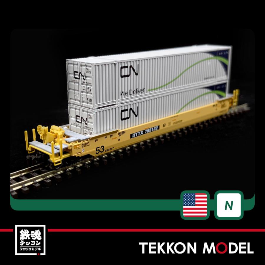 カトー（KATO） Nゲージ KATO USA 106-6183 MAXI-IV TTX 新ロゴ 3両