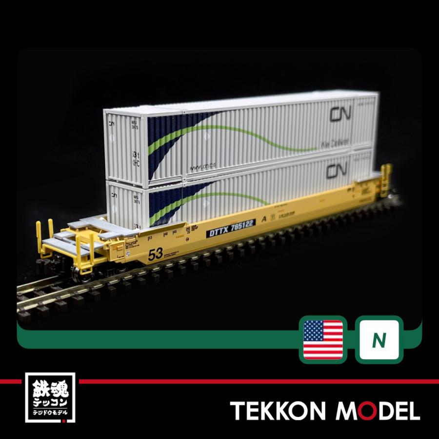 カトー（KATO） Nゲージ KATO USA 106-6183 MAXI-IV TTX 新ロゴ 3両