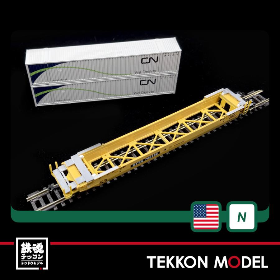 KATO USA 品 カトー（KATO） Nゲージ KATO USA 106-6183 MAXI-IV TTX 新ロゴ 3両