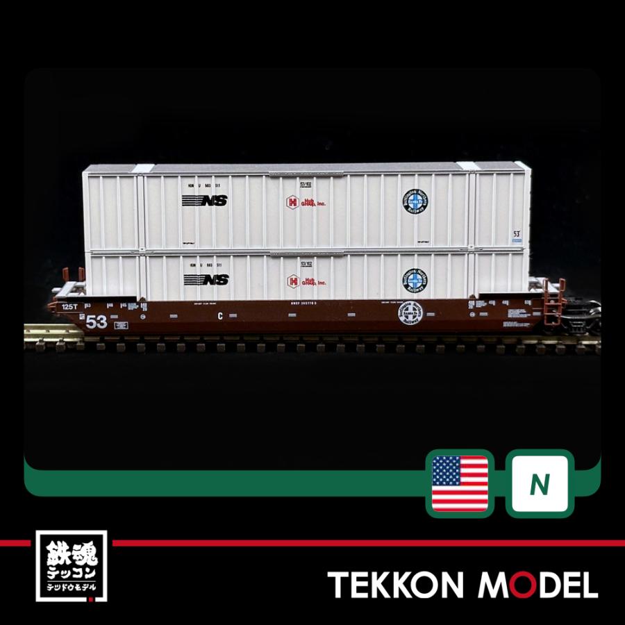 カトー（KATO） Nゲージ KATO USA 106-6185 MAXI-IV BNSF 旧ロゴ 3両