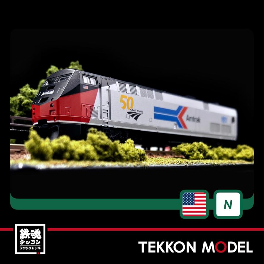 カトー（KATO） Nゲージ KATO USA 176-6036 (N)P42 アムトラック50周年