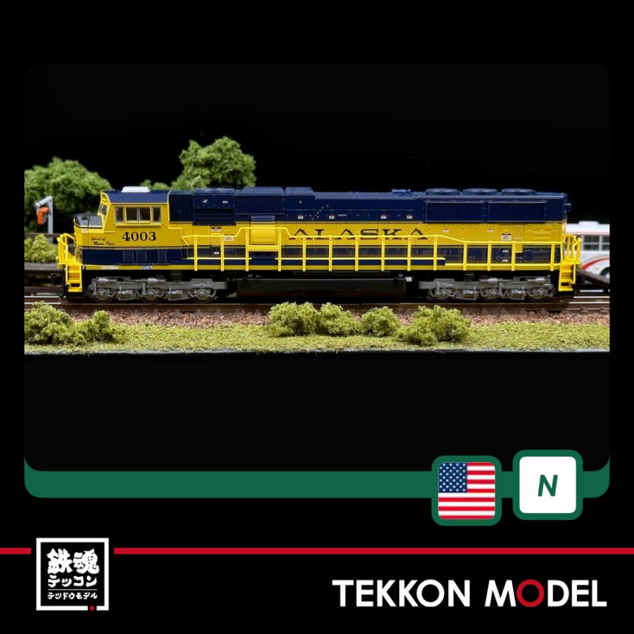 カトー Nゲージ KATO USA 176-6410 (N)EMD SD70MAC Alaska Railroad