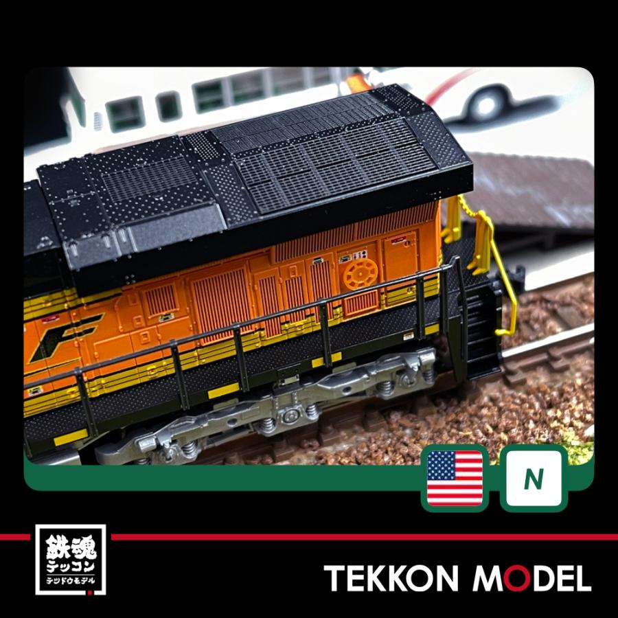 KATO カトー　USA GE ES44AC BNSF N GE ES44AC BNSF “Swoosh” – Kato USA Online Store