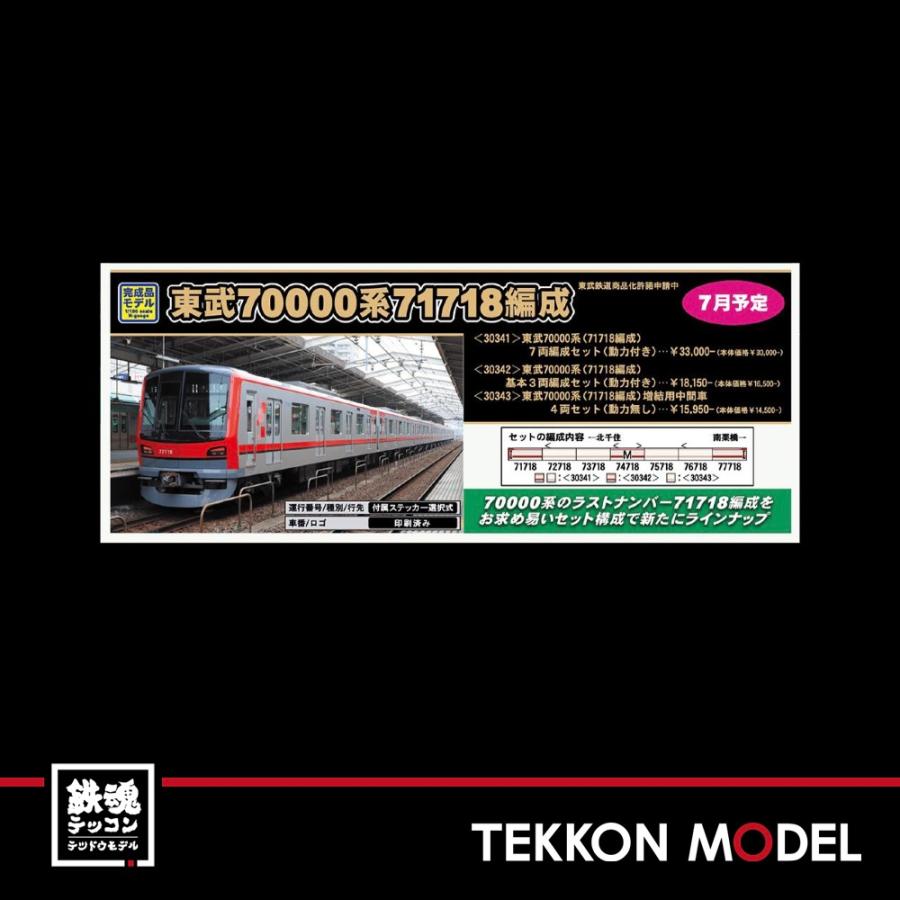 日比谷線 東武 70000 系 n ゲージ グリーンマックス GREENMAX Nゲージ
