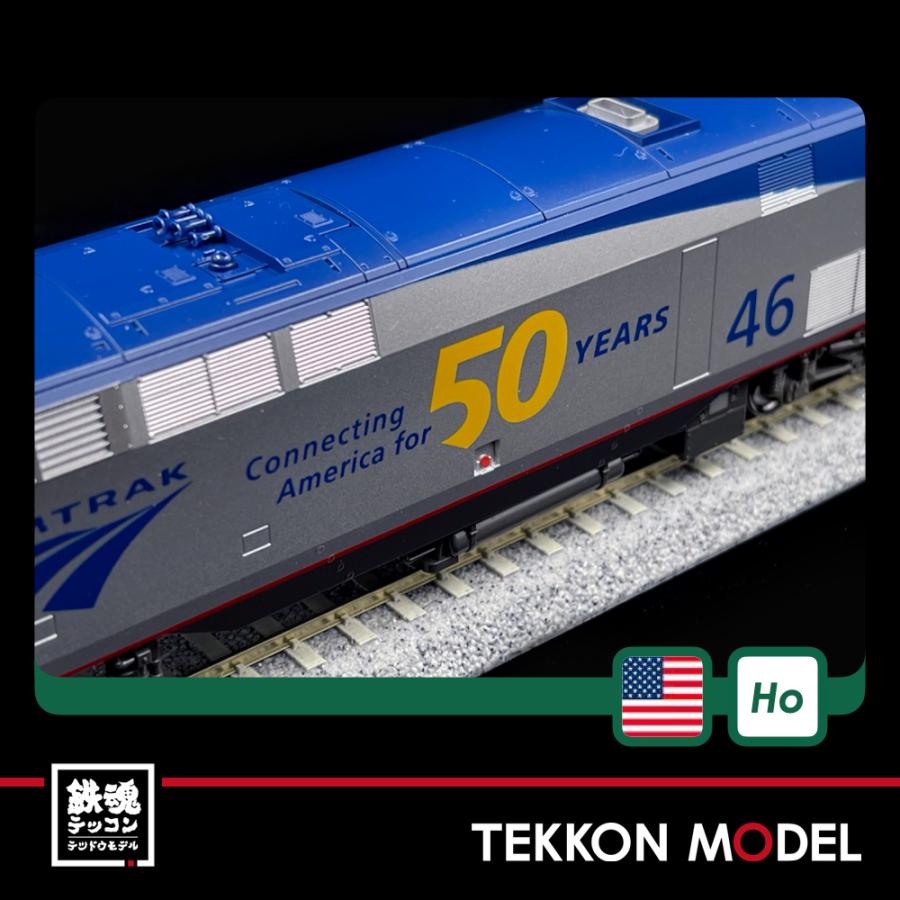 カトー（KATO） HOゲージ KATO USA 37-6112（HO）P42 アムトラック50