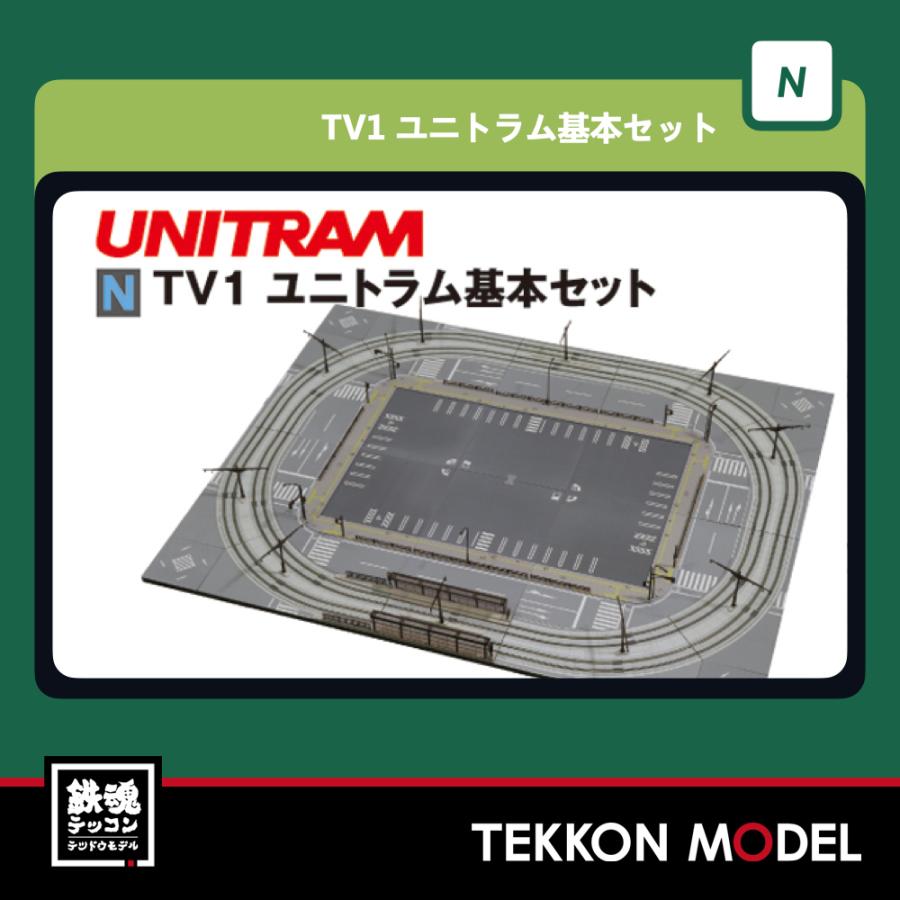 KATO 40-811 TV1 ユニトラム基本セット エンドレス複線レイアウト KATO