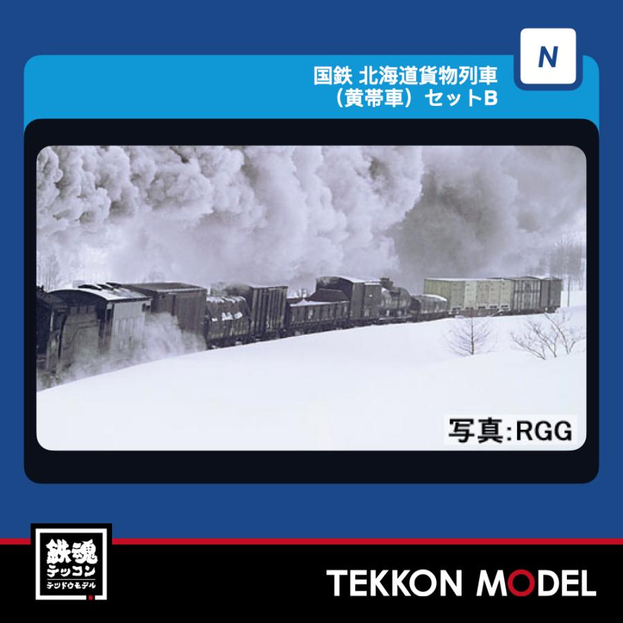 Nゲージ TOMIX 97623 北海道貨物列車（黄帯車）セットＢ（８両） 2027年3月販売 | トミックス
