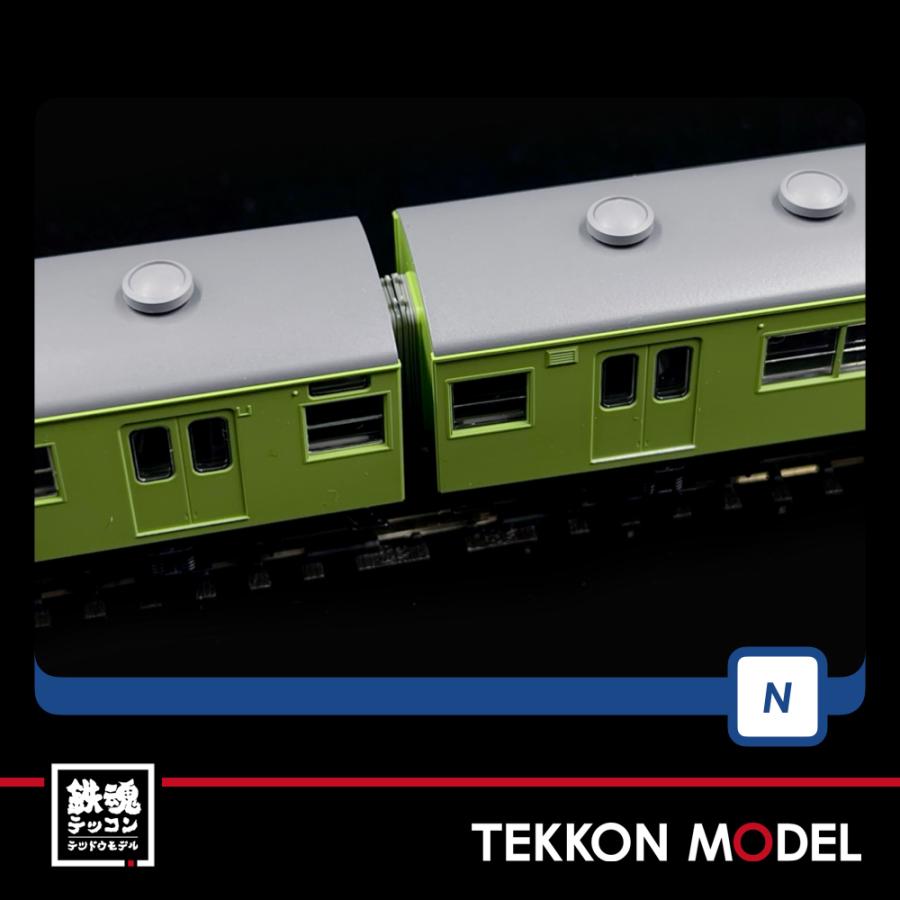 加工品 TOMIX 98422 103系 黒サッシ　ウグイス色　基本セット JR 103系通勤電車(JR西日本仕様・黒サッシ・ウグイス)基本セット