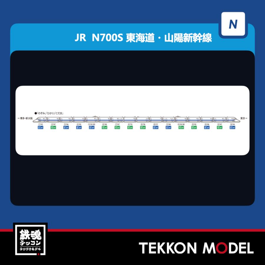 トミックス Nゲージ TOMIX 98757 N700-3000系（N700S）東海道