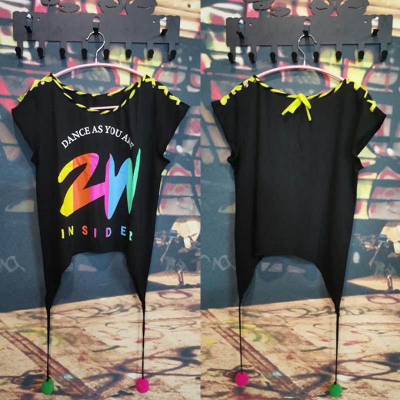 Diy個性 Zumba ヨガウエア ズンバ ウェア ダンスウェアフ フィットネス ヨガ 運動用 夏ウェ 直輸入品激安 スポーツウェアレディース エアロビクスウエア トップスzb761 ア