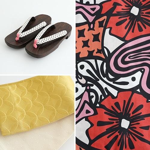 MERLOT merlot メルロー トランプ柄の浴衣の3点セット(浴衣＋帯