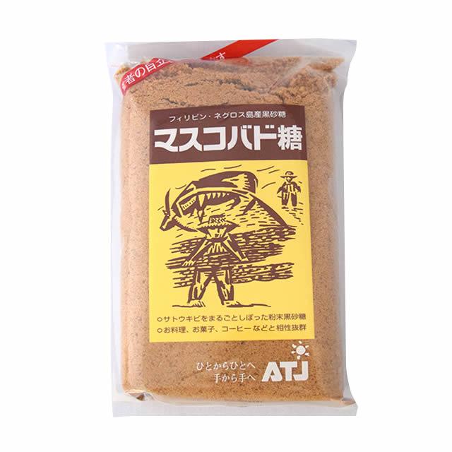 Atj フィリピン ネグロス島産 マスコバド糖 500g 粉末黒砂糖 サトウキビ At0001 自然食品とエシカルの店てくてく 通販 Yahoo ショッピング