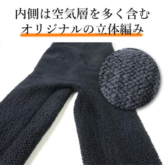 冬季限定】大法紡績 冷えとりスパッツ〔シルク&ウール 4WD〕 : 人と