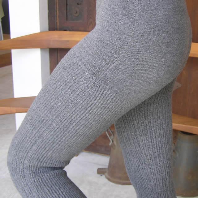 冬季限定】大法紡績 冷えとりスパッツ〔シルク&ウール 4WD〕 : 人と