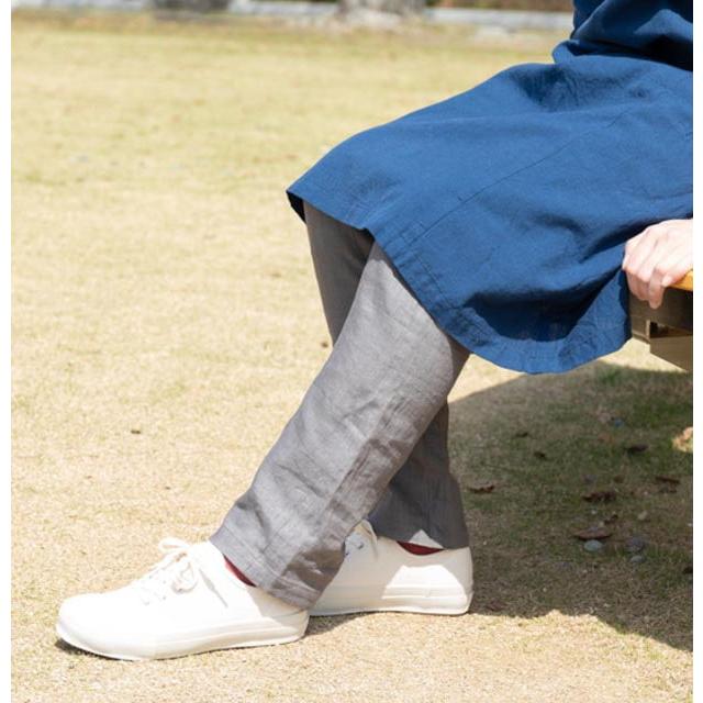国産 もんぺ MONPE 近江リネン うなぎの寝床 : 人と地球に